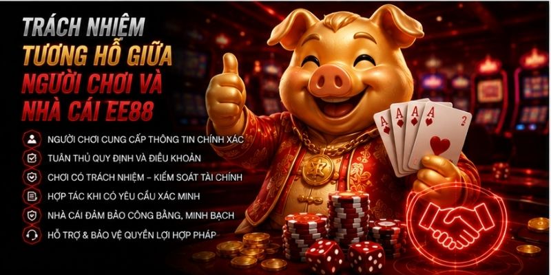 Trách nhiệm tương hỗ giữa người chơi và nhà cái tại EE88