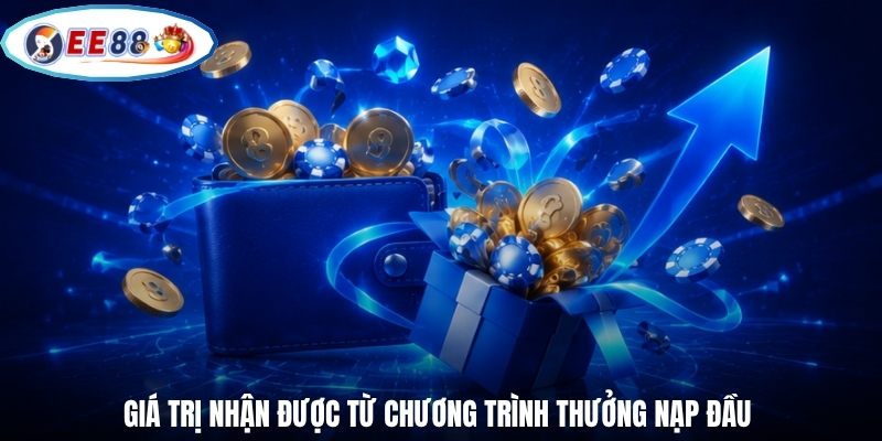 Giá trị nhận được từ chương trình thưởng nạp đầu