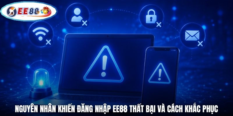 Nguyên nhân khiến đăng nhập EE88 thất bại và cách khắc phục