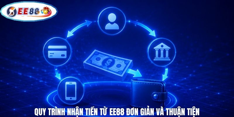 Quy trình nhận tiền từ EE88 đơn giản và thuận tiện