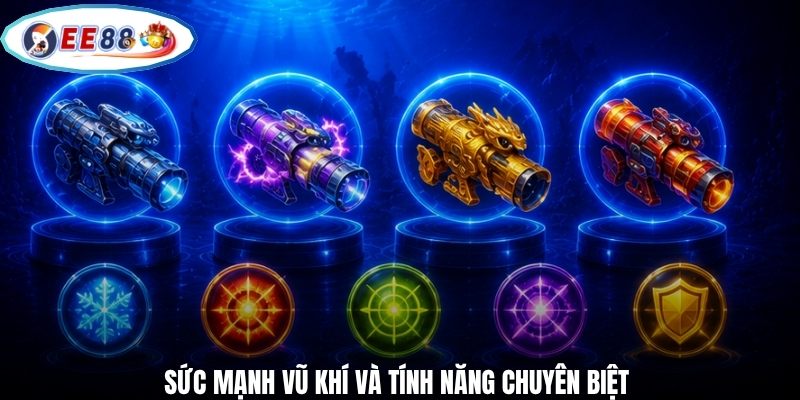 Sức mạnh vũ khí và tính năng chuyên biệt