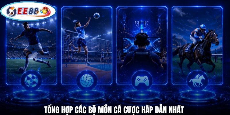 Tổng hợp các bộ môn cá cược hấp dẫn nhất