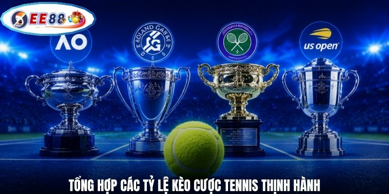Tổng hợp các tỷ lệ kèo cược Tennis thịnh hành
