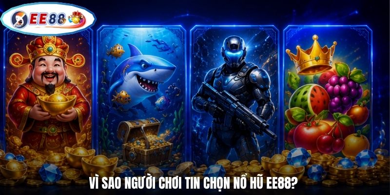 Vì sao người chơi tin chọn nổ hũ EE88?